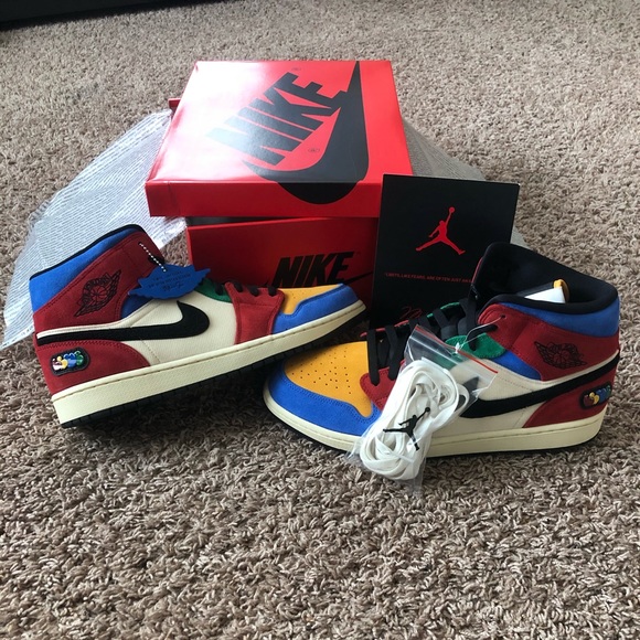Jordan Other - Air Jordan 1 Mid Fearless Blue The Great